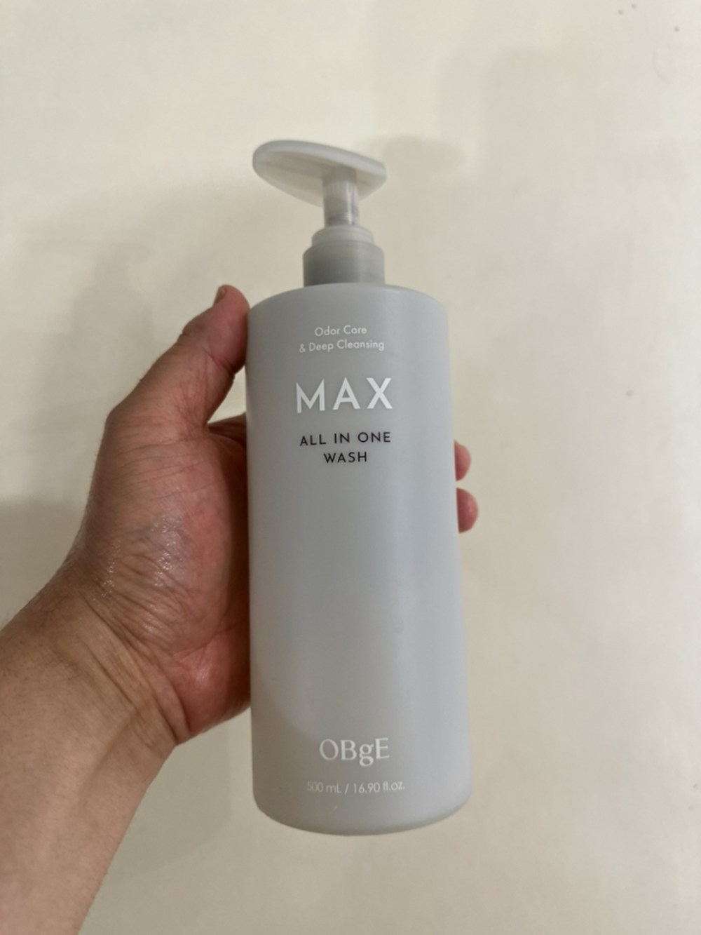 OBge 남성용 오브제 맥스 올인원 워시 구매 후기 이미지